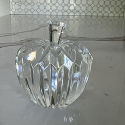 Vintage Waterford Apple Paperweight