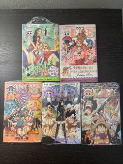One piece Japanese mangas
