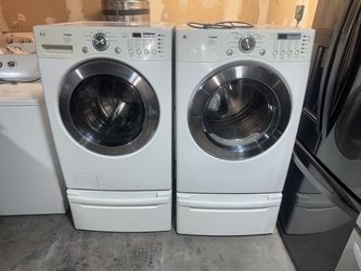 LG Washer and gas Dryer working 3 Month Warranty we Deliver