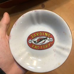 Vintage The Sardine Factory Restaurant- Ashtray - Monterey CA - Cannery Row 