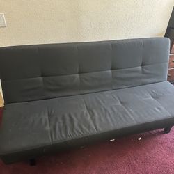 IKEA Black BALKARP Sleeper sofa