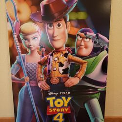 Disney's Pixar Toy Story 4 Offical Mounted Movie Poster 