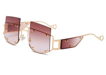 Sun Glasses Gradient Big Frame Sunglasses For Female UV400