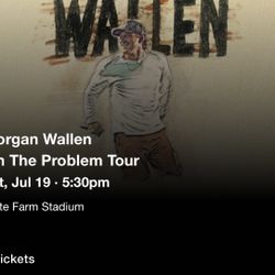Morgan Wallen I’m The Problem Tour Arizona Tickets (2 tickets)