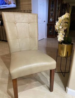 $70 Beige Dining Chairs set of 3