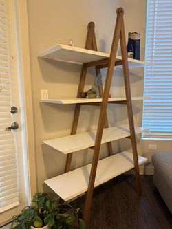 Used Caliper Shelf (White + Wood)