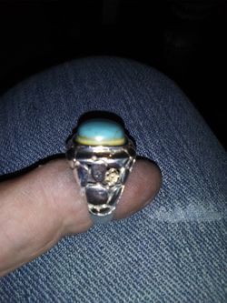 Hand Made Ring 925.torquoise. 