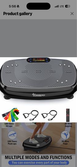 Brand new Vibration Plate Exercise Machine Home Fitness Vibrate Stand Shake Board 330 Lbs Capacity