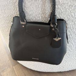 Michael Kors Black Leather Purse 