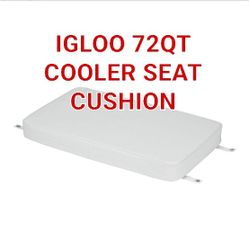 Igloo 72 quart cooler cushion seat bench marine fishing camping