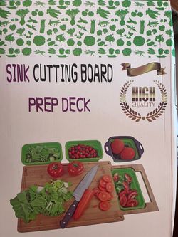 Pyinruoli sink cutting board prep deck
