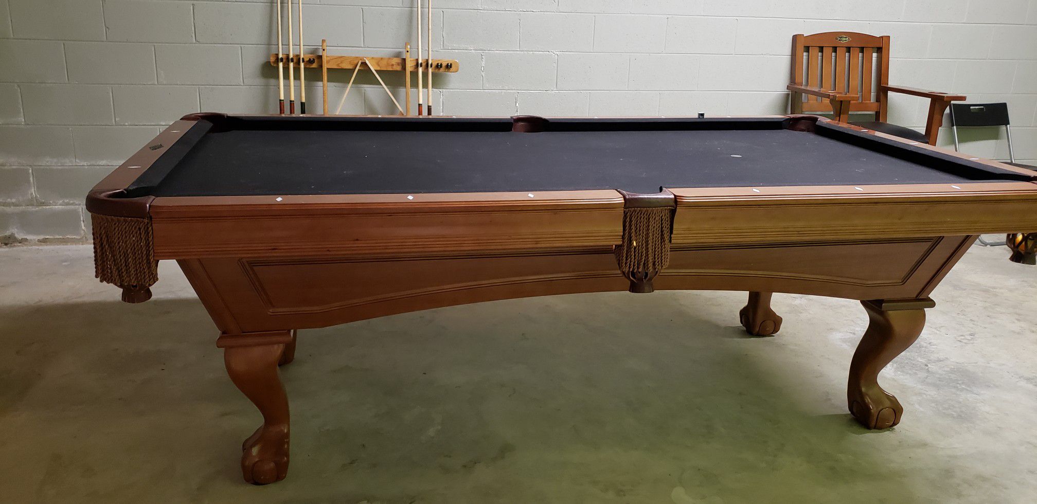 Brunswick 8’ Greenbriar Slate Pool Table