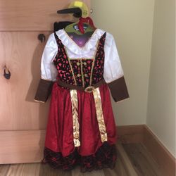 Size 5/6 Girls Pirate Costume