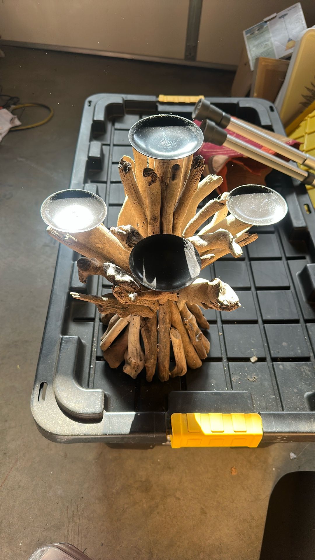 Driftwood Candle Holder