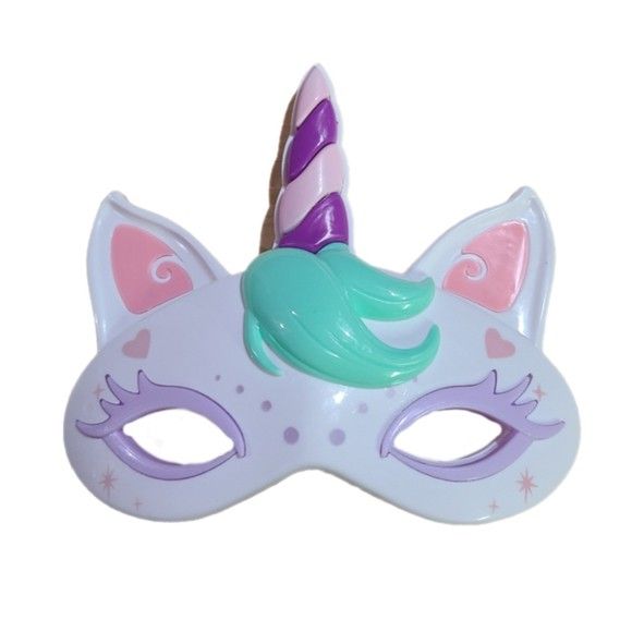 Light Up Unicorn Mask Play Pretend Kids Children's Toy  Dress Up Costume