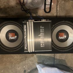 Jbl Car Speakers, Caliber 1500 Watt Amp 