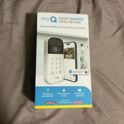 myQ Smart Garage Door Video Keypad with Wide-Angle Camera,Customizable PIN Codes,and Smartphone Control–Take Charge of Your Garage Access Works with C