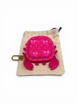 Fuchsia Crab- Earbud Case/Charm 🦀