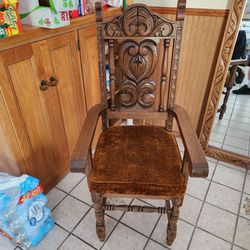 Hardwood bedroom set vintage queen size