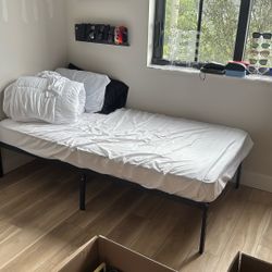 Twin Bed + Frame. 