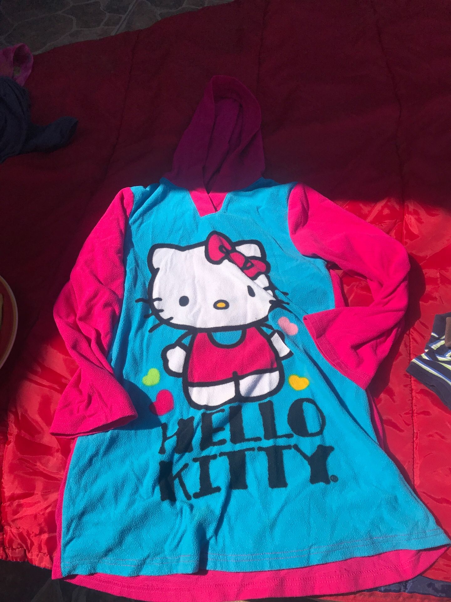 Girls hello kitty pj grown