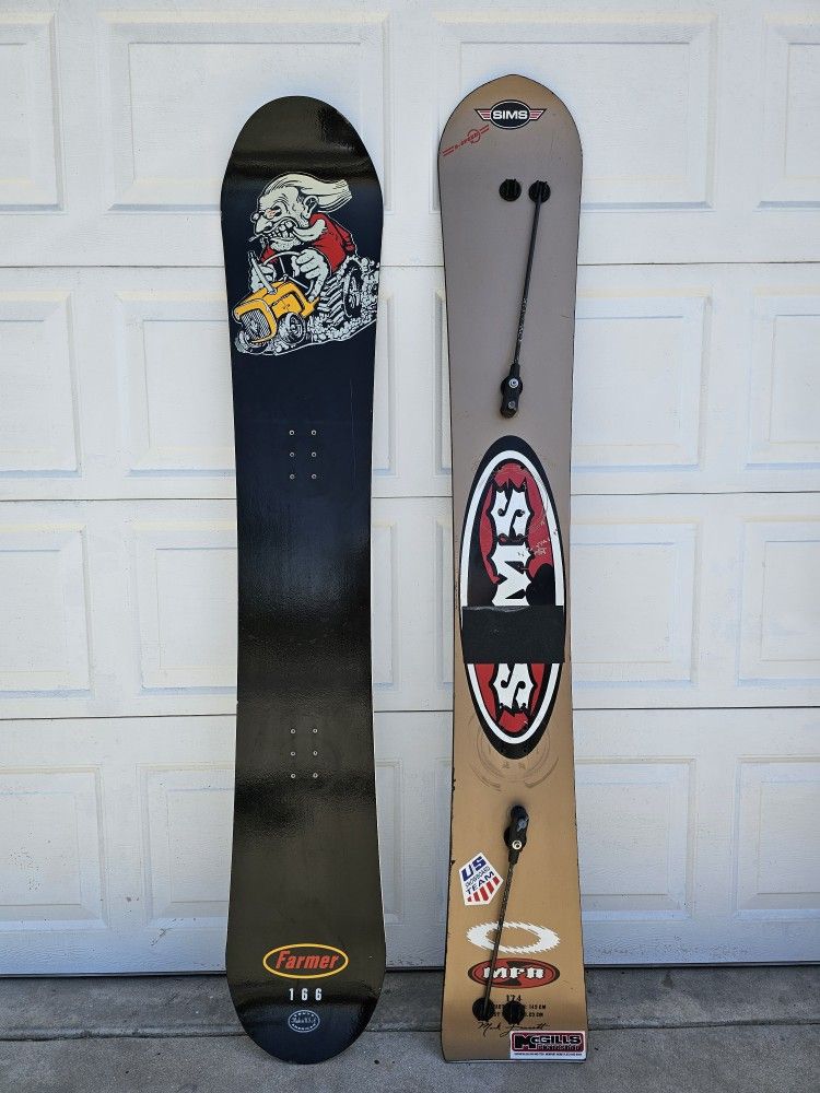 Vintage Snowboards Snow Board SIMS K2
