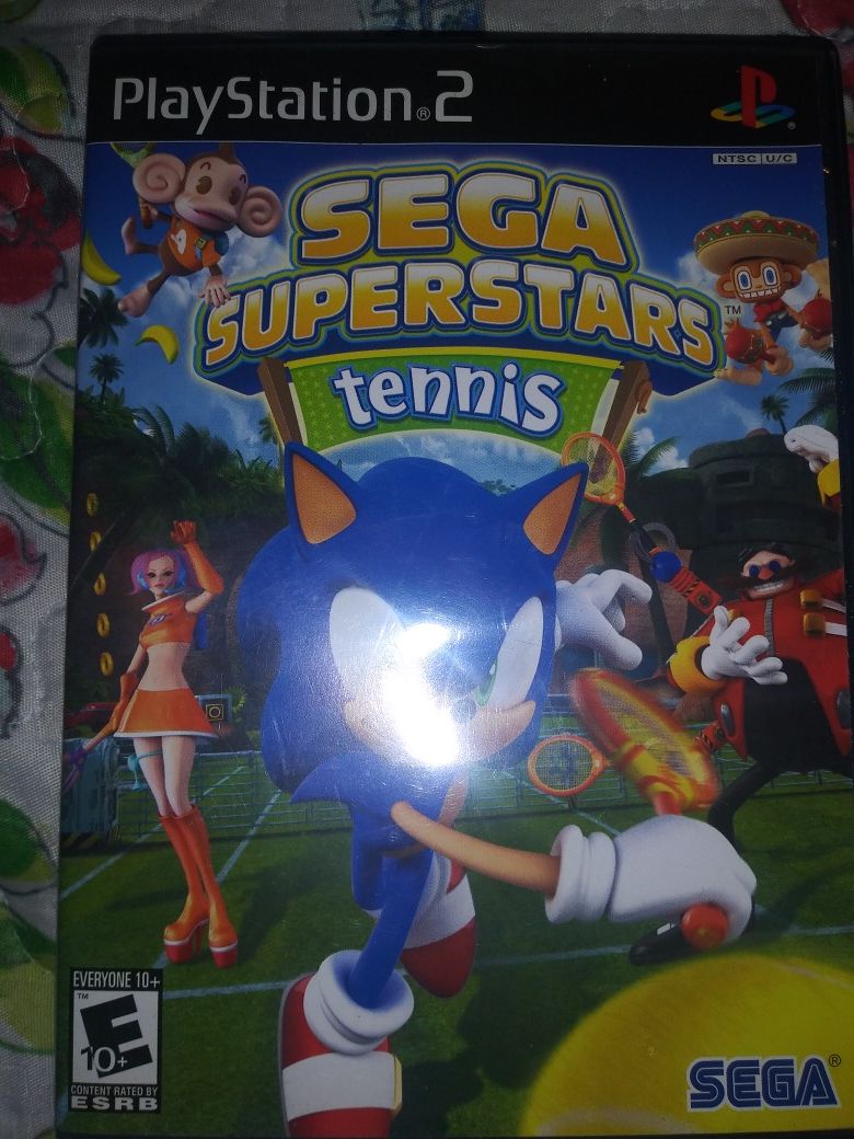 PlayStation 2 sega superstar tennis