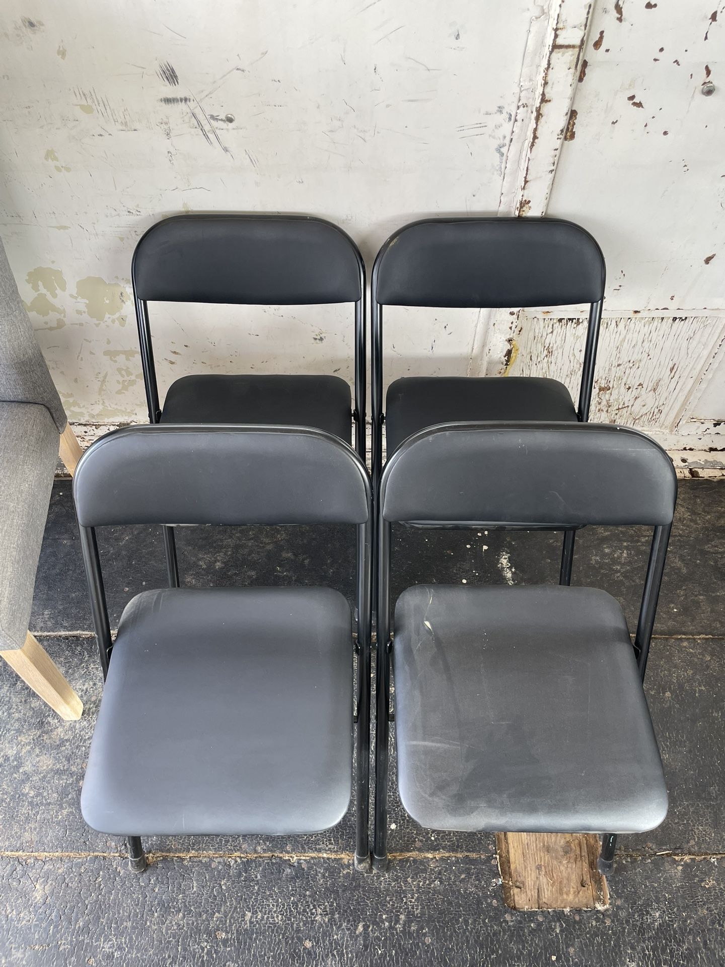 Set Of 4 Folding Chairs