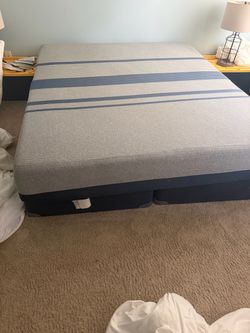 Serta iComfort California King Gel Memory Foam Mattress + Box Spring — $250 OBO