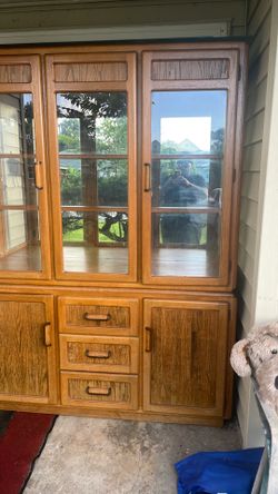 Glass china cabinet