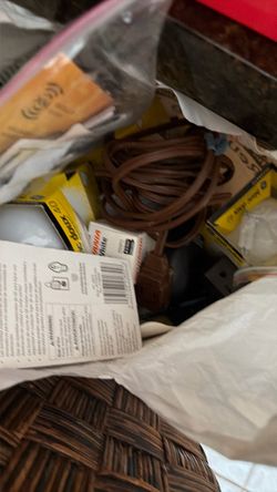 Bag of lightbulbs