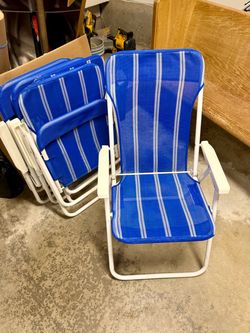 Folding Chairs Set of 5