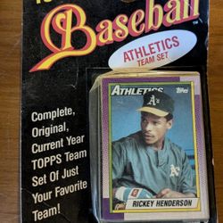 For Sale: 8 Sealed 1990 Topps Baseball Oakland