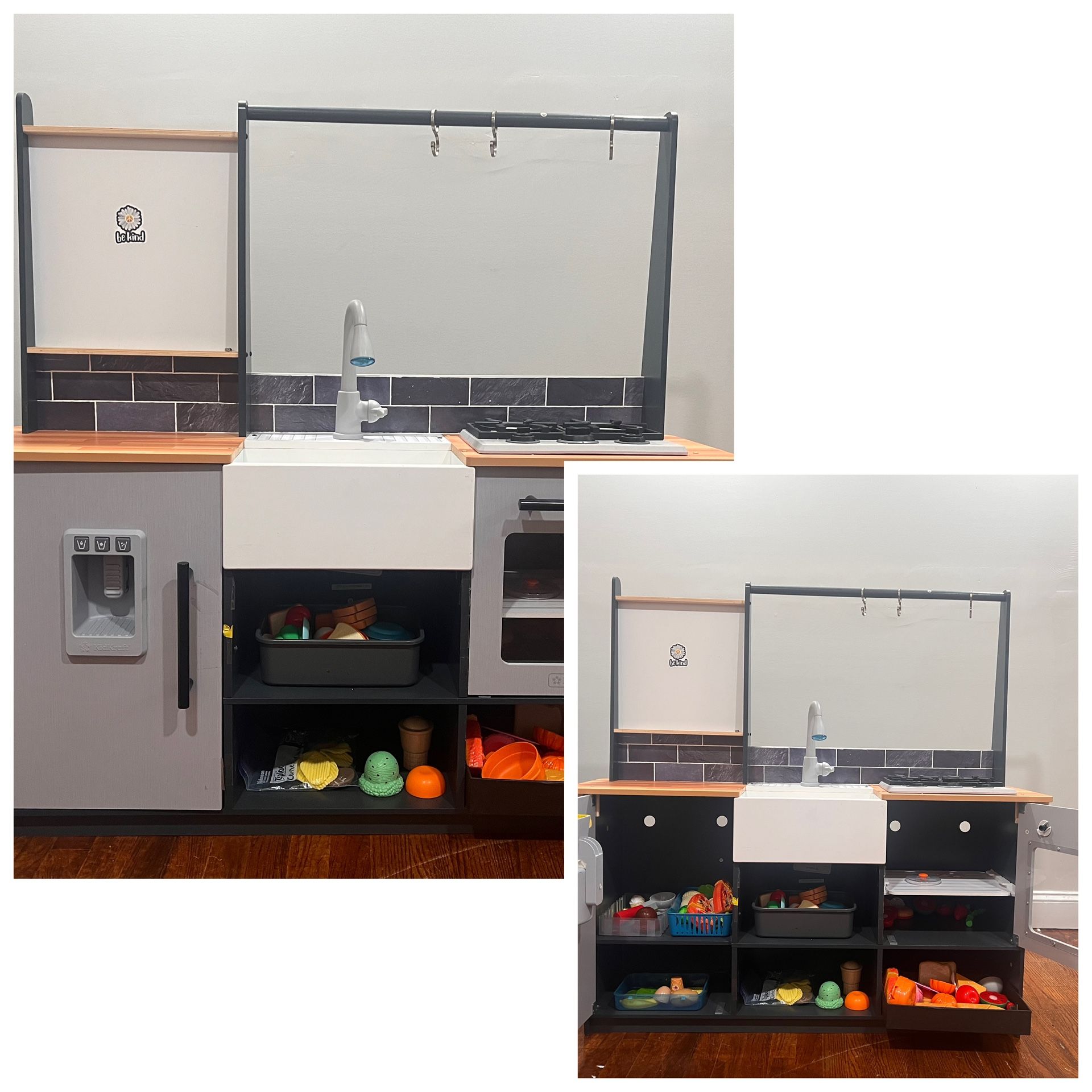 Kitchen Play With Veggie And Fruit Included
