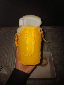 Yellow Off White AF1 for Sale in Garland, TX - OfferUp