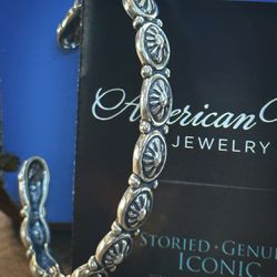 American West Sterling Classics ConchaCuff Bracelet NIB