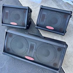 Kustom KPM10 (x2) & KPM210 Powered Monitors