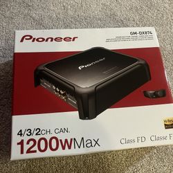 Pioneer 4 Way Channel 1200w AMP