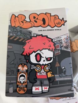 Blind Bag Blind Box Mr Bone Keyboard Girl Open Box Sealed Pouch Open To Trade