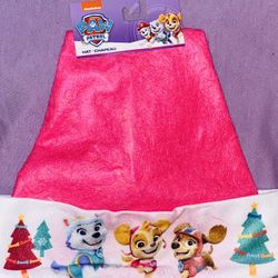 💕🐾🎄🎀✨NICKELODEON PINK W: PAW🐾PATROL GRAPHICS CHRISTMAS 🎄❄️HAT💕🐾🎄🎀✨