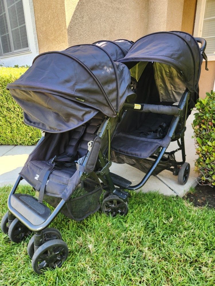 Triple Stroller Zoe Side By Side Stroller Triple Stroller Double