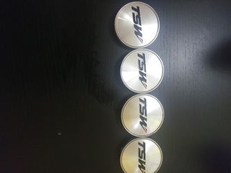tsw chrome center caps x4