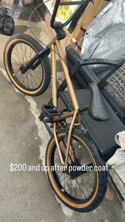 BMX Bike with Tan Wall Tires