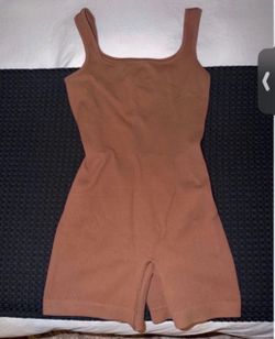 Women’s brown romper size L from amazon