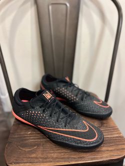 Rare Nike Mens 'Mercurial x Finale IC 725242 008 Black Indoor Soccer Shoes Size 10  Pre owned 9/10