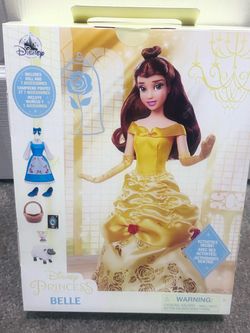 Disney Princess Belle Doll and accessories box set