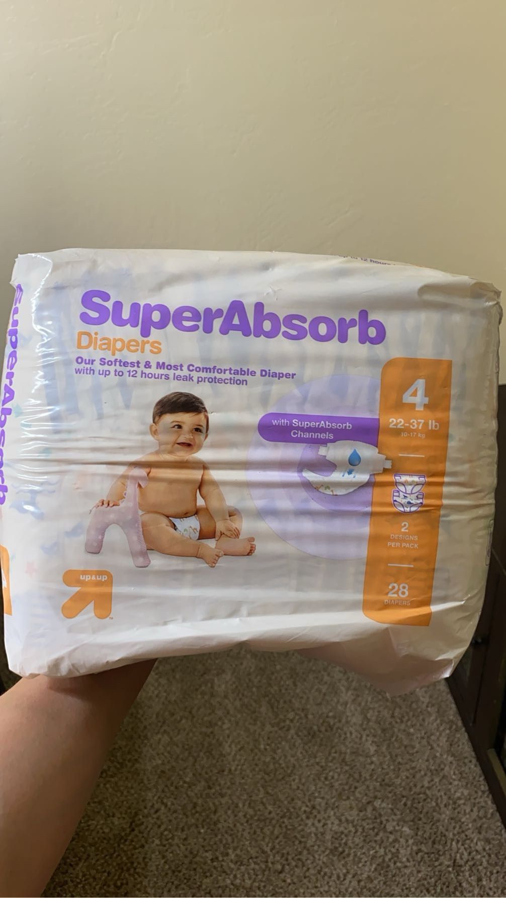 Super Absorb diapers