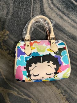 RAINBOW CAMO BETTY BOOP BAG
