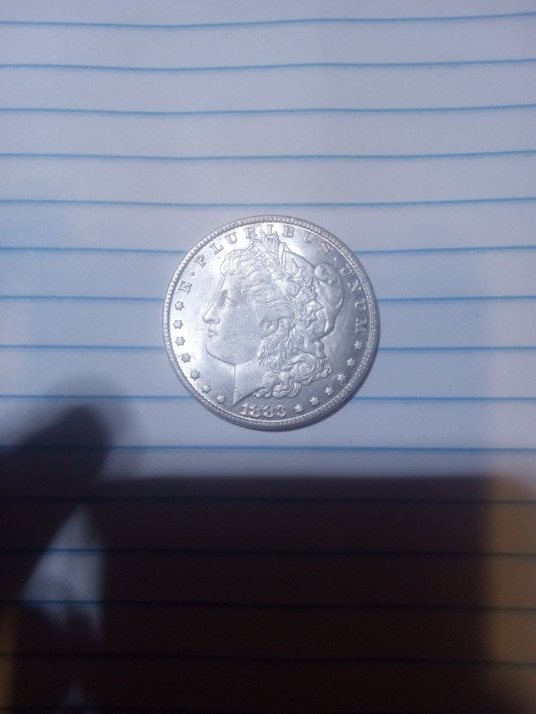 1883 cc Morgan Silver Dollar Coin