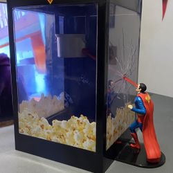 Superman Heat Vision Popcorn Popper Collectible Bucke